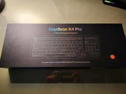 Keyboard Keychron K4 Pro (Hot swappable, RBG, Banana Switch, White)