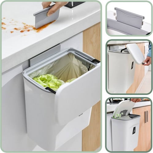 Kitchen dustbins wall mounted 12L