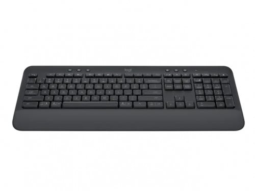 Logitech K650 Signature Wireless & Bluetooth keyboard, equipped for everyday work and comfort