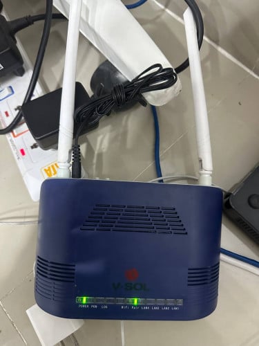 Modem V-Sol Model: HG323RGW XPON Dual Mode | 2×5dBi | VoIP Function (Second Hand)