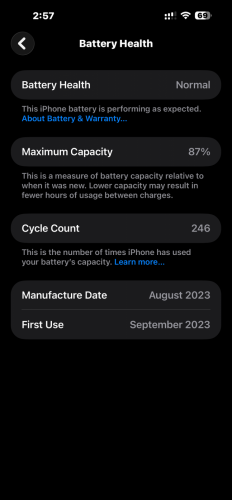 Sell 15 plus black 128g ZA 99%