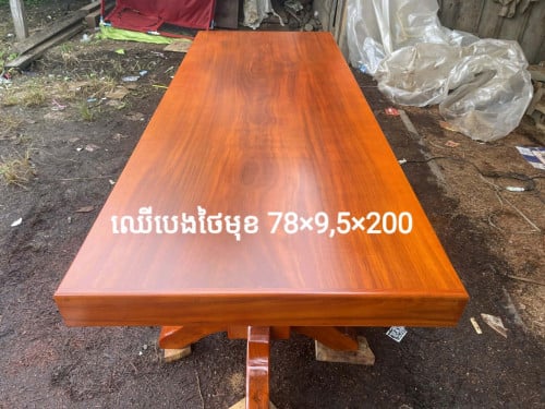 តុបាយប្រភេទឈើបេងថៃមុខ 78×9,5×200