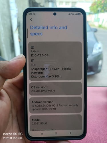 លក់ Mi 12T Pro 97% Ram12+12 256G មើលរូបតាមជាក់ស្តែងទៅ