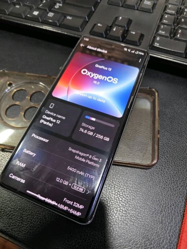 លក់ OnePlus12 ធានាសានុំ អុចអេក្រង់ដូចរូប