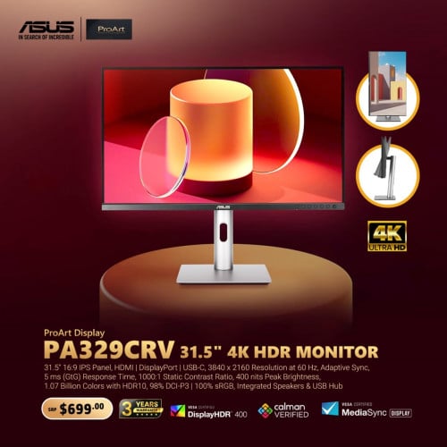 🎨✨ ASUS ProArt PA329CRV