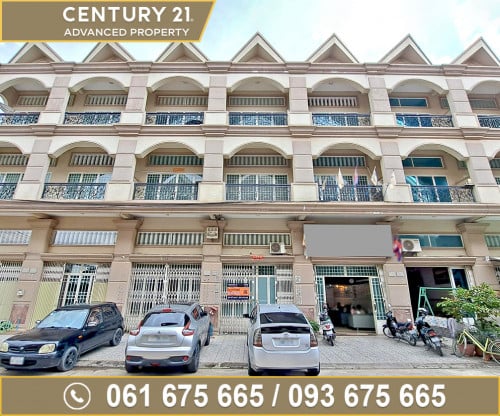 🏡ផ្ទះល្វែង ក្នុងបុរី ប៊ែលគូលន ជិតផ្សារដីហ៊ុយ ត្រូវការលក់បន្ទាន់ខ្លាំង