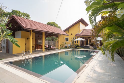 🏡Just Listed, 4 Villa with Swimming Pool For Rent in Preak Ho, close to new airport and Aeon Mall 3!