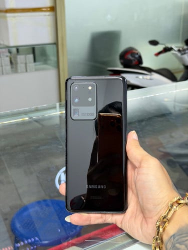 Samsung S20 Ultra 5G Korea Ram12GB HD256GB Phone Condition 96% , បារ៉តអេក្រង់បន្តិច , បែកកញ្ចក់camer