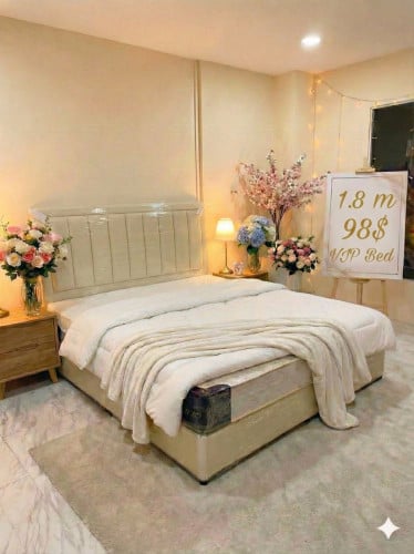 Bed VIP ❤️king size 1.8×2m