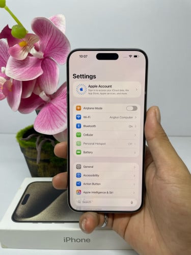 I phone 15 pro max 256GB ថ្ម87% សានំុណែន មកពីក្រៅ