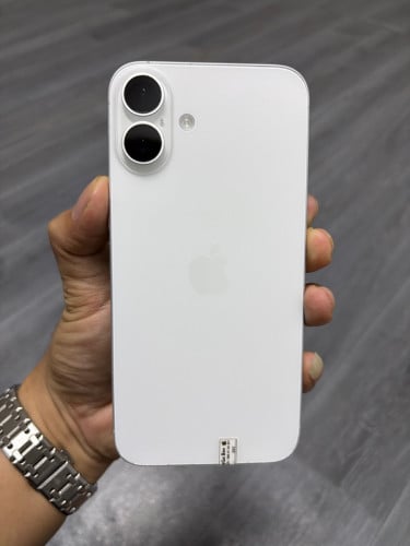 iPhone 16 Plus មួយទឹក 128G lock sim ពណ៌សពណ៌កម្រ  (ប្រើបានសុីម2)