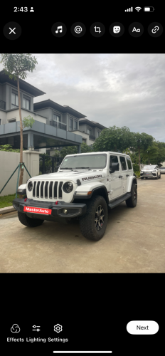 Jeep Wrangler Rubicon full option ម្ចាស់ដេីមទិញគាស់កេះ ថ្មីខ្លាំង