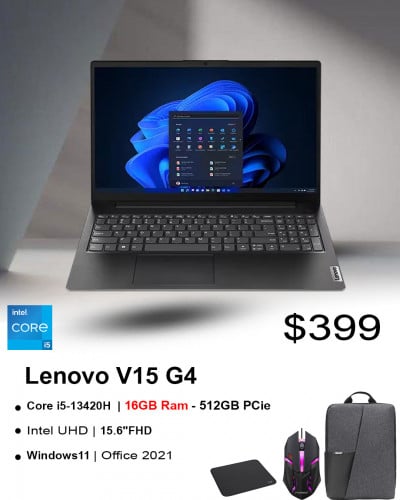Lenovo V15G4 (I5-16GBRam-512GBSSD)