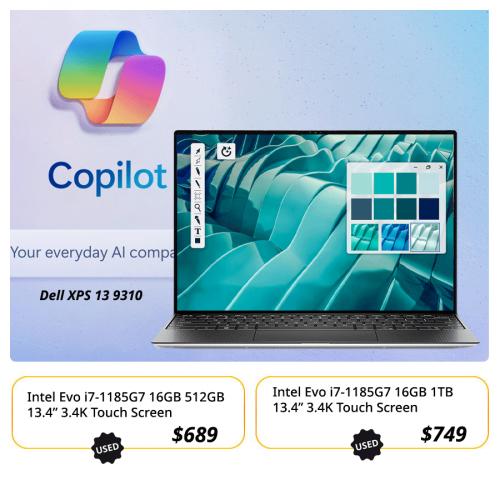 New Arrival, Dell XPS 13 9310 Touch | Price $799 >> $699