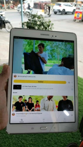 Samsung Tab ដាក់សុីម តេបាន លេង កម្មវិធីម៉ានអេម