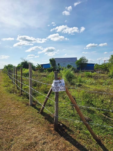 ដីលក់បន្ទាន់ ($6,500) ទំហំ 270ម៉ែត្រការ៉េ ក្បាលដីលេខ 1158 ស្រុកត្បូងឃ្មុំ ខេត្តត្បូងឃ្មុំ