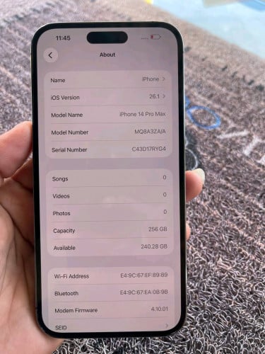 14pro max zin all 610$តួរ99%