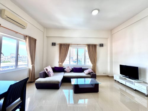 2BR Service Apt For Rent In Toul Kork- Gym& Pool