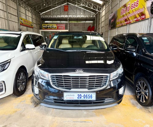 Kia Carnival 2015 ឡានស្អាត​ អត់បុក​ ម៉ាស៊ូត​ 2.0 ឡាននៅថ្មី​ ក្នុងខ្លាញ់ក្ដាម