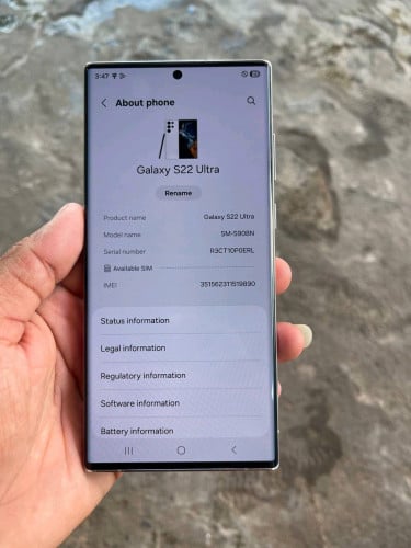 S22ultra koren សុីម1តួរ98%