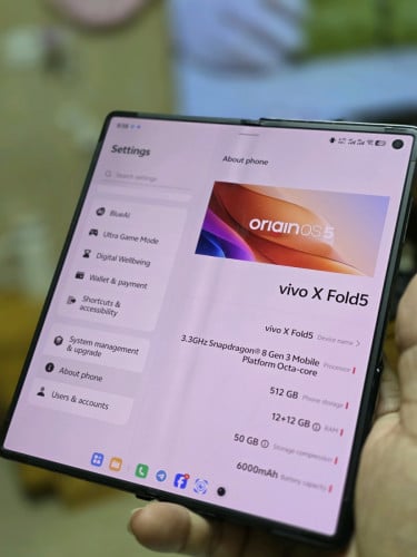 VIVO Xfold5 12G/512G 99.999% NEW