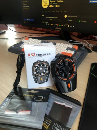 X25 Cooling Fan For Phone (Free fingers gloves)