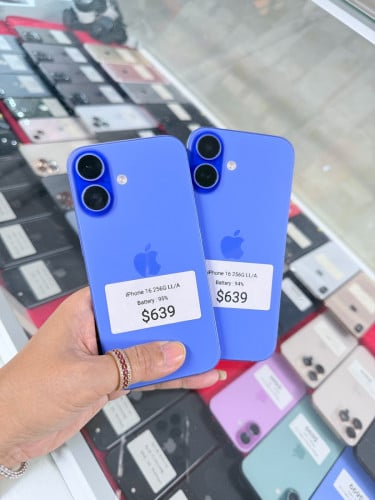 iPhone 16​ 256G ​LL/A Esim សំនុំ​ហ្ស៊ីន​ មួយទឹក​អាមេរិក​