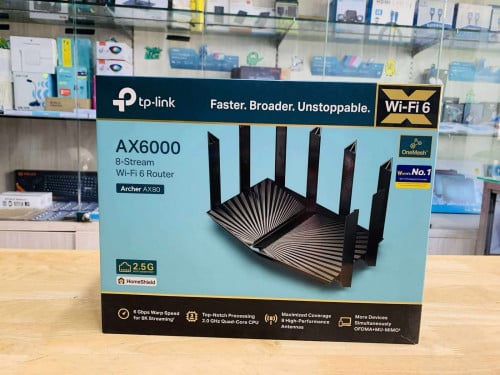 Router Wifi Archer Ax80 Brand tp-link Warranty 3year អីវ៉ាន់មាននៅក្នុងស្តុក📩🙏