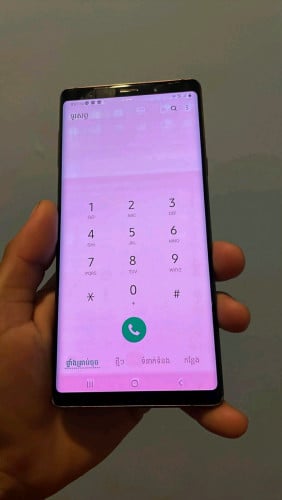 Samsung Note9សាណុំមានស្កេន អេក្រងបែកពណ៍ប្រើបាន(081314812)ធម្មតា