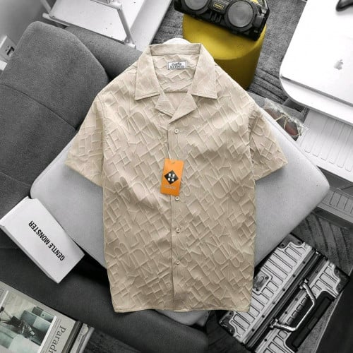 អាវក្រណាត់ដៃខ្លីប្រេន Hermes Size M -2XL(45kg-90kg)