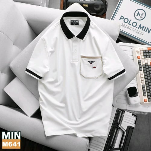 អាវយឺតដៃខ្លី កបើក មានហោប៉ៅ១ ម៉ូតពណ៌ដូចរូបលេខ L XL XXL 3xl (50kg-100kg)