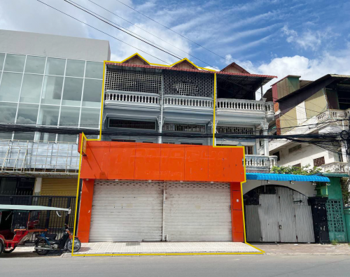 ផ្ទះអាជីវកម្មសម្រាប់ជួល | Shophouse for Rent