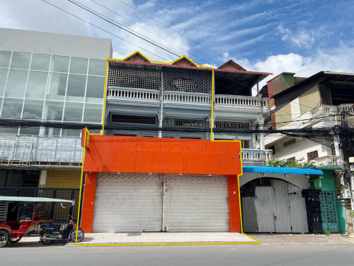ផ្ទះអាជីវកម្មសម្រាប់ជួល | Shophouse for Rent