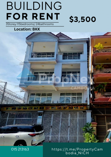 Building for rent : good for running apartment or clinic