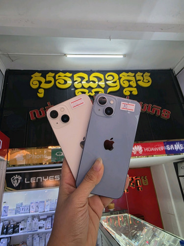 Iphone14 sim1+ESim 128G  ស្អាត99%