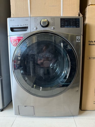 ម៉ាសុីនបោក 23kg LG ធុងធំជជុះស្អាត