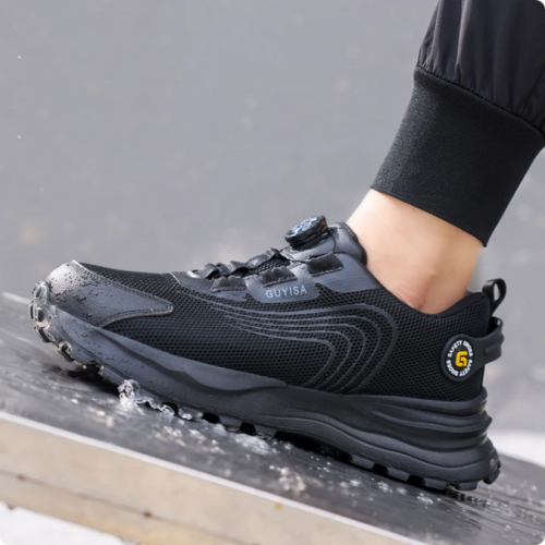 ស្បែកជើងសុវត្ថិភាពម៉ាក Guyisa / Safety Boot With Metal Head and Metal Sole