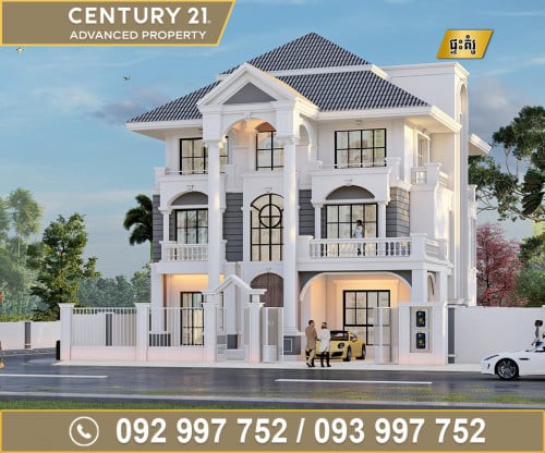 🏘 វីឡាឃ្វីន កែង(Queen Villa) ក្នុងបុរី ភ្នំពេញថ្មី អេលីតផាក2 ត្រូវការលក់បន្ទាន់ខ្លាំង