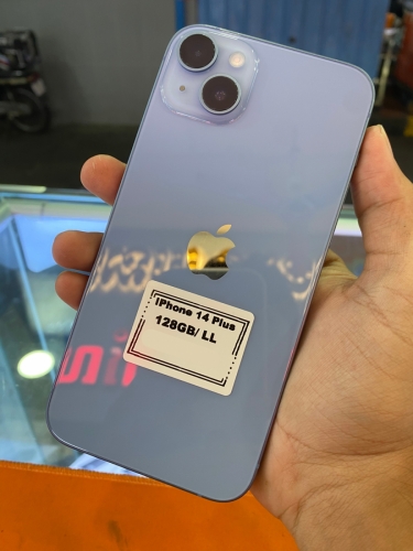 14 plus 128GB/LL eSIM ថ្ម84% ស្ទើតួបន្តិចតែសាណុំនៅហ្សុីនស្អាត98.99%