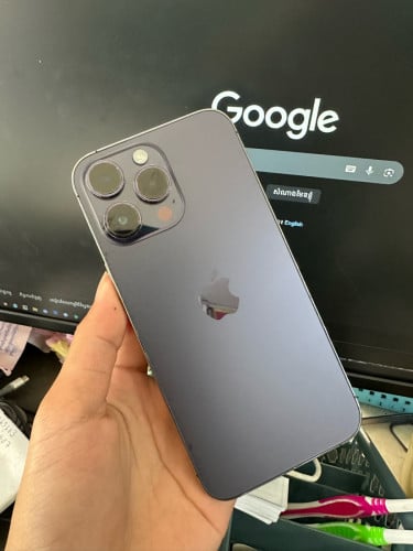 14Pro Max 256GB ZP SIM1 eSIM ម៉ាស៊ីនហ្សុីន ស្ទើរតួ