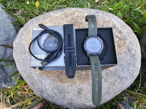 2Garmin Fenix 7 sapphire Solar 47mm នៅស្អាត
