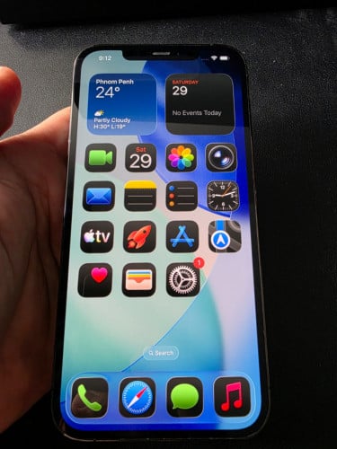 iPhone 12 Pro Max 128GB 99% (ទិញថ្មីប្រអប់)