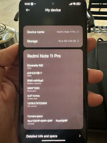 Redmi Note 11pro 8g 128g