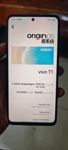 Vivo t1 5G ram12