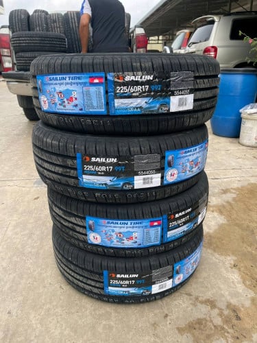 សំបក ម៉ាក Sailun ទំហំ 225/60R17 ថ្មី ៤គ្រាប់