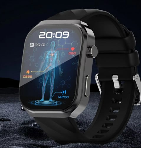 នាឡិកាជំនួយសុខភាពតាមដានជាតិស្ករឆ្លាតវៃពហុមុខងារ Smart watch with primary health monitoring functions