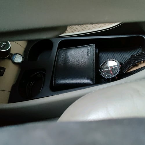 Car Storage Box with Dual Cup Holder For Toyota Prius 2010 - 2015