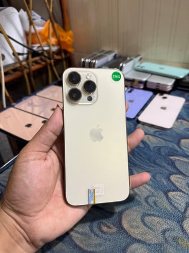 Iphone 14 Pro max LLA 256G សំណុំសុីន អេក្រង់ថ្មី មានស្គេន លក់440$