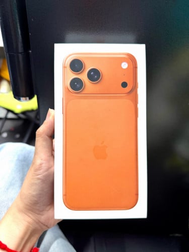 Iphone 17 Pro Max ទំហំផ្ទុក (256G) Color Orange Model X/A