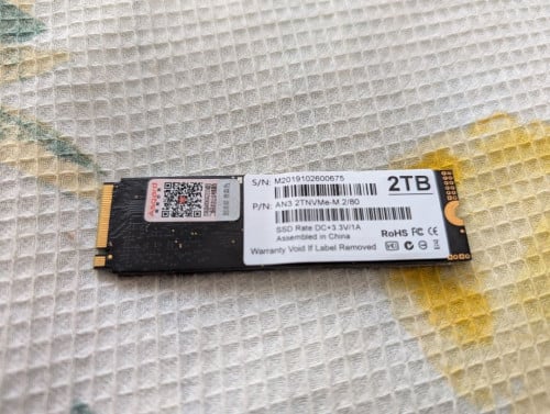 M2 nvme Asgard 2TB speed 7000mb ចរចារបាន